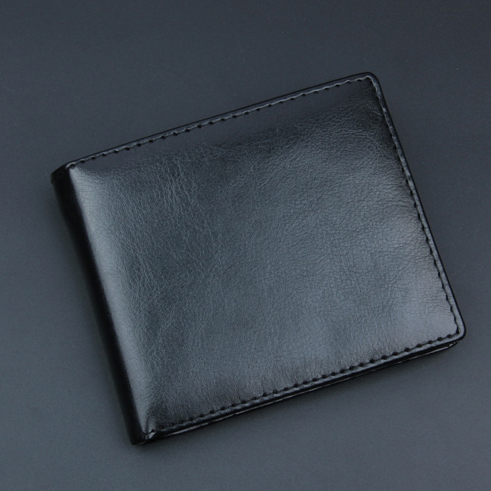 Mannen Bifold Zakelijke Lederen Portemonnee Id Credit Card Holder Purse Zakken Mini Portemonnee Mannen Kleine Portefeuilles Billetera Hom Coin portemonnee