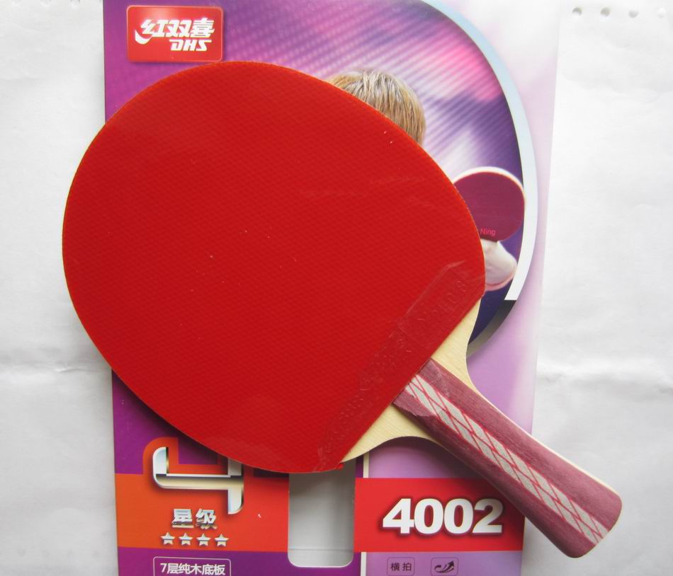 Original DHS 4002 4006 table tennis rackets with 4 stars pimples in rubbers fast attack with loop