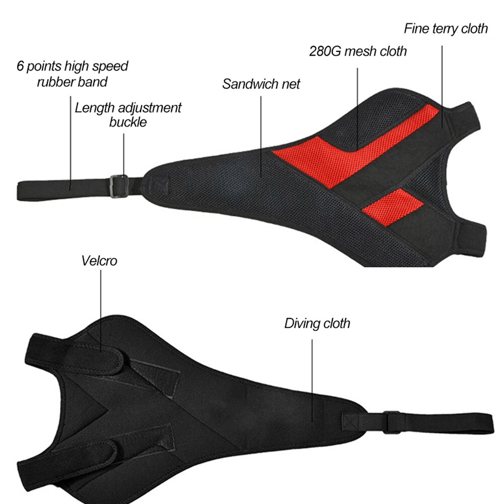 Universal Road Mountain Bicycle Bike Sweat Absorb Guard Strap Net Cover with Phone Pouch