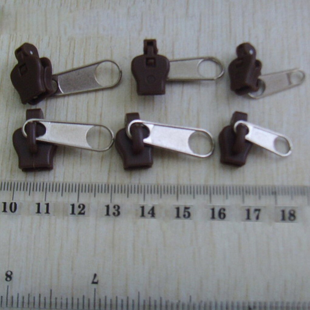 6/12pcs Universal Instant Fix Zipper Repair Kit Replacement Zip Slider Teeth Zippers Fix Zipper Repair Replacement Zip Slider