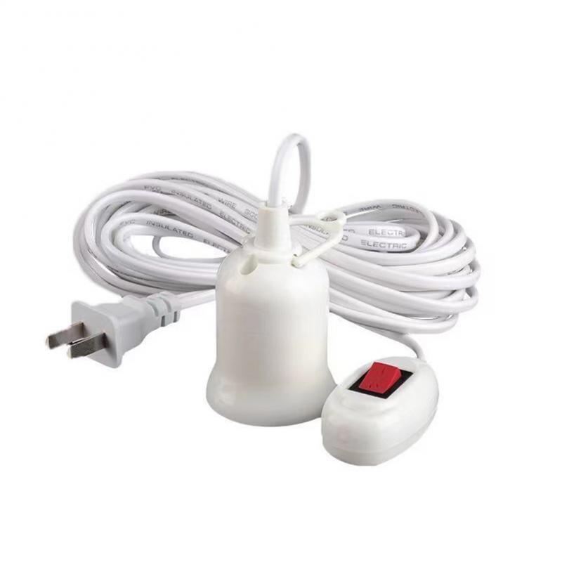 3/5/8/10m nätsladdar,  e27 lampsockelhållare med strömbrytare, kabel för pendellampor, armatur för hänglampa, upphängningssockel