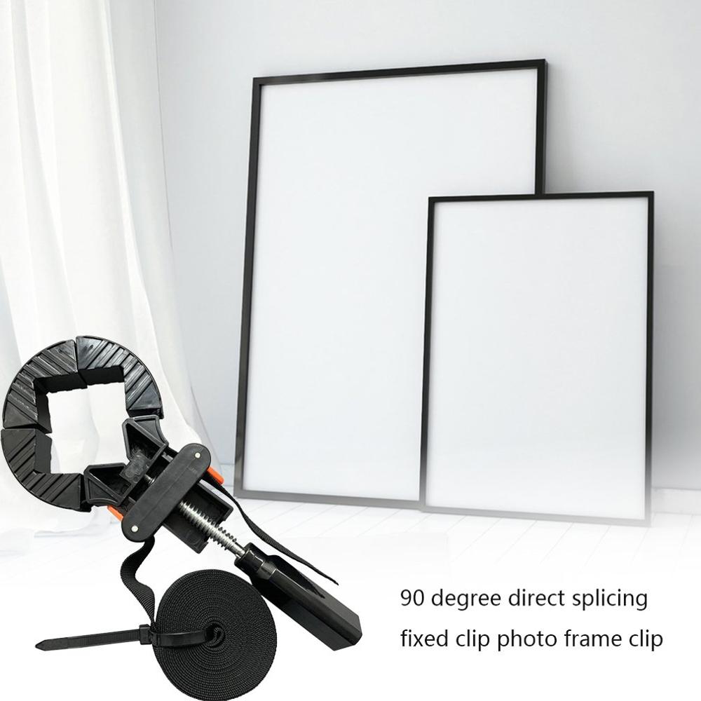 Outbit Riemklem - multifunctionele verstelbare hoekklem band riem 4 kaken fotolijst houder houtbewerking gereedschap voor fotolijst, kast, lade Outbit Riemklem - multifunctionele verstelbare hoekklem band riem 4 kaken fotolijst houder houtbewerking gereedschap voor fotolijst, kast, lade