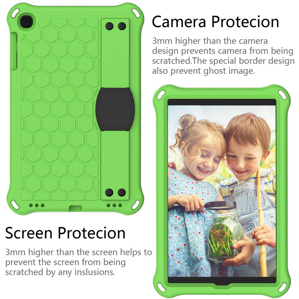 Coque de protection intégrale antichoc pour tablette et Samsung, support EVA pour Galaxy Tab A 10.1 et SM T510 T515