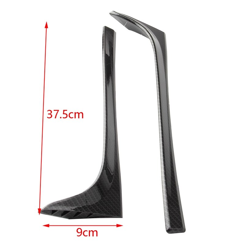 Carbon Fiber Rear Window Side Spoiler Wing for Golf 7 Mk7 Gtd R Auto Rear Window Mirror Tail Accessories