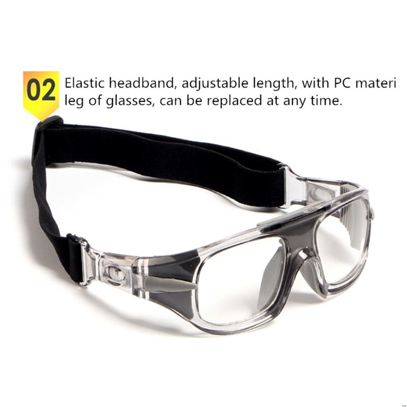 Sports Glasses Basketball Football Protective Eye Safety Goggles Optical Frame Removable Mirror Legs Myopia