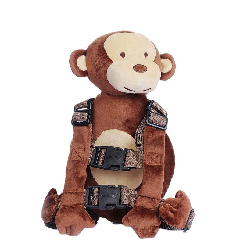 2 in 1 Harness Buddy Monkey Baby Safety Animal Toy Backpacks Bebe Walking Reins Toddler Leashes Kid Keeper GB-016