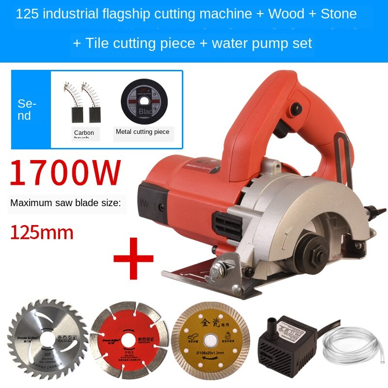 Stone Cutting Machine Tile Woodworking Small Portable Household Marble Machine Slotting Machine
