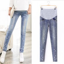2021 algodão maternidade gravidez jeans multi-estilo calças de brim para grávidas cintura elástica calças de brim roupas de gravidez grávida