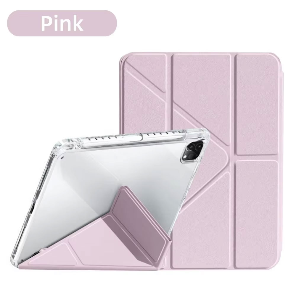 For iPad 10th Generation Case Y-fold Track Clear Cover for Air 4 5 6 10.9in 11in 13in For Air 2 9.7 Pro 11 12.9 13 Mini 6 7 Case: Fourteen / green