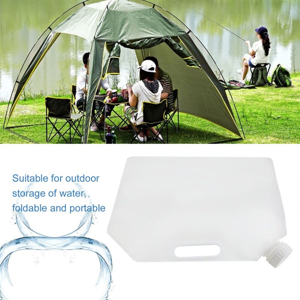 5L Protable Folding Water Storage Bag Emergency Liquid Storage Water Bag Camping Collapsible Liquids Container