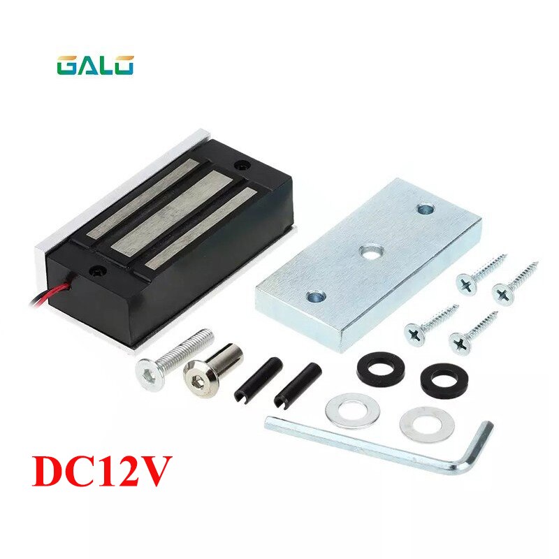 Serrure électrique à aimant électromagnétique, accessoires d'évasion dans la vraie salle de vie, 12v, 60 kg, serrure à aimant électromagnétique: DC12V