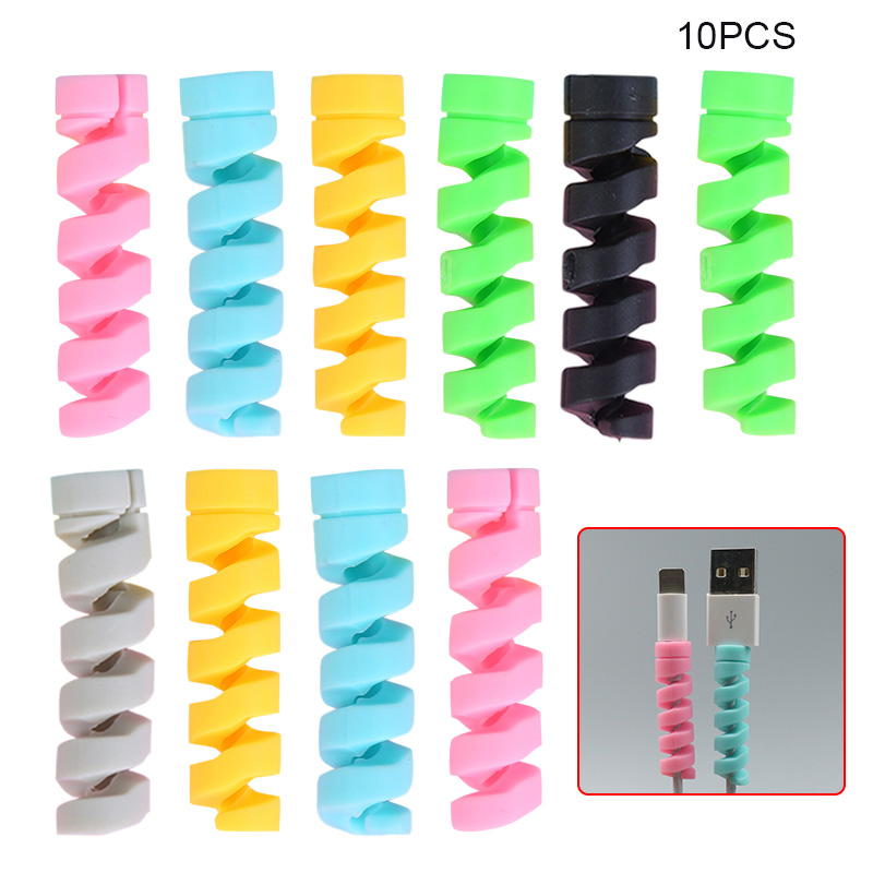 10Pcs Protector Saver Cover Compatibel Apple Iphone Usb Charger Cable Koord NC99