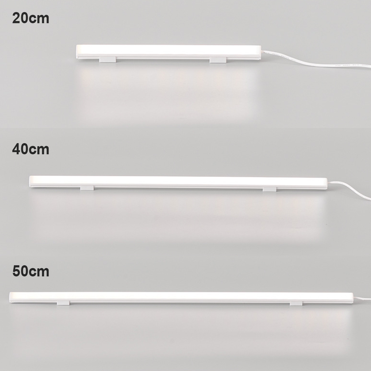 Usb-kontakt led-belysning under skåp, dimbar led-nattlampa med 3 färger, köks- och sovrumsbelysning med magnetremsa