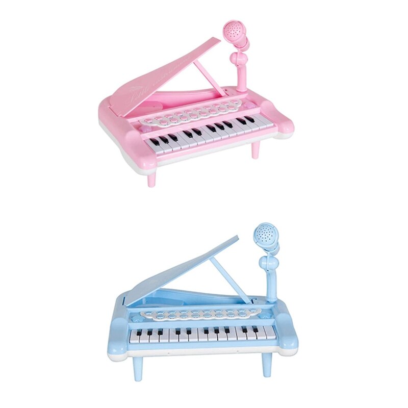 Multi-Functional Electronic Piano Musical Instrument Beginner Learning Piano Toy with Microphone