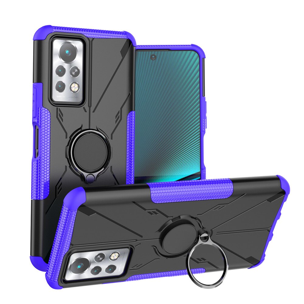 For Infinix Note 11 Case Luxury Ring Back Cover Stand Armor ShockProof Case For Infinix Note 11 Pro Note11 Phone Case: Infinix Note 11 / purple