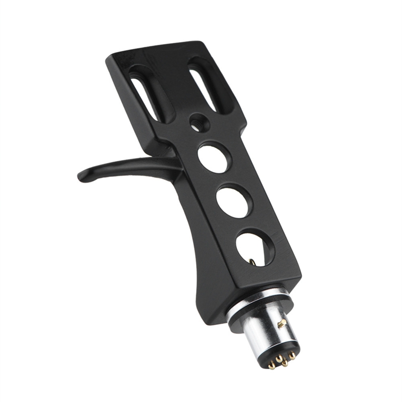 Turntable Headshell - Metal Stylus Mount - 4 Pin Contacts - for Technics & Other Phono Players