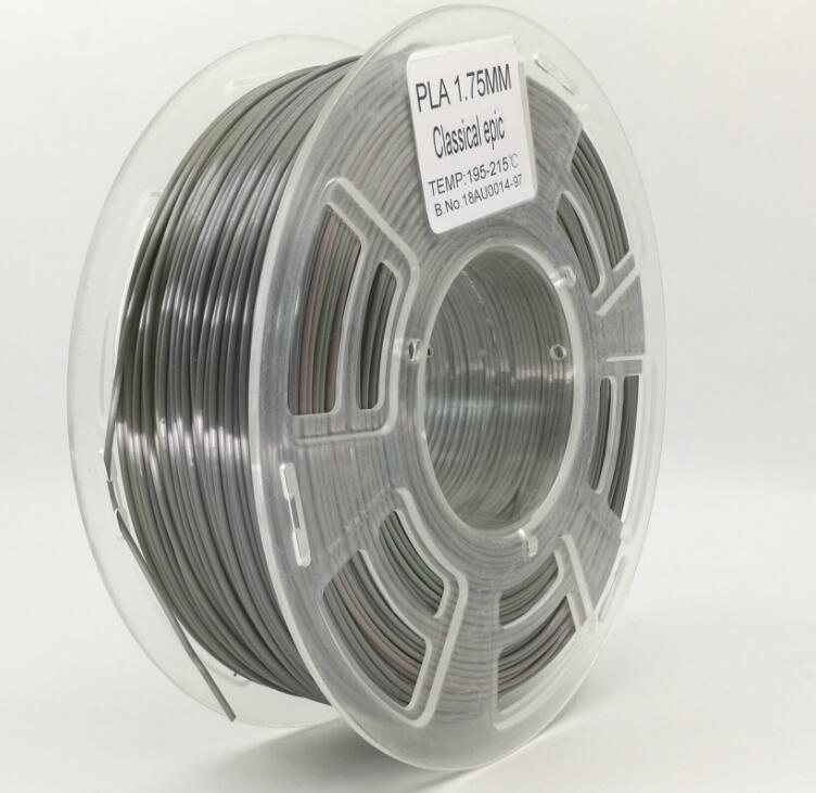 Nova impressora 3d filamento pla metal gradual multicolorido consumíveis clássico épico coloração gradual