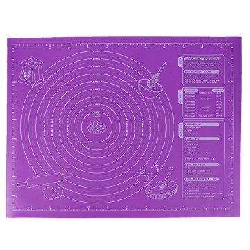 Silicone Nonstick Mat Thickening Flour Rolling Scale Mat Kneading Dough Pad Baking Pastry Rolling Mat Pastry Pizza Tools: Default Title