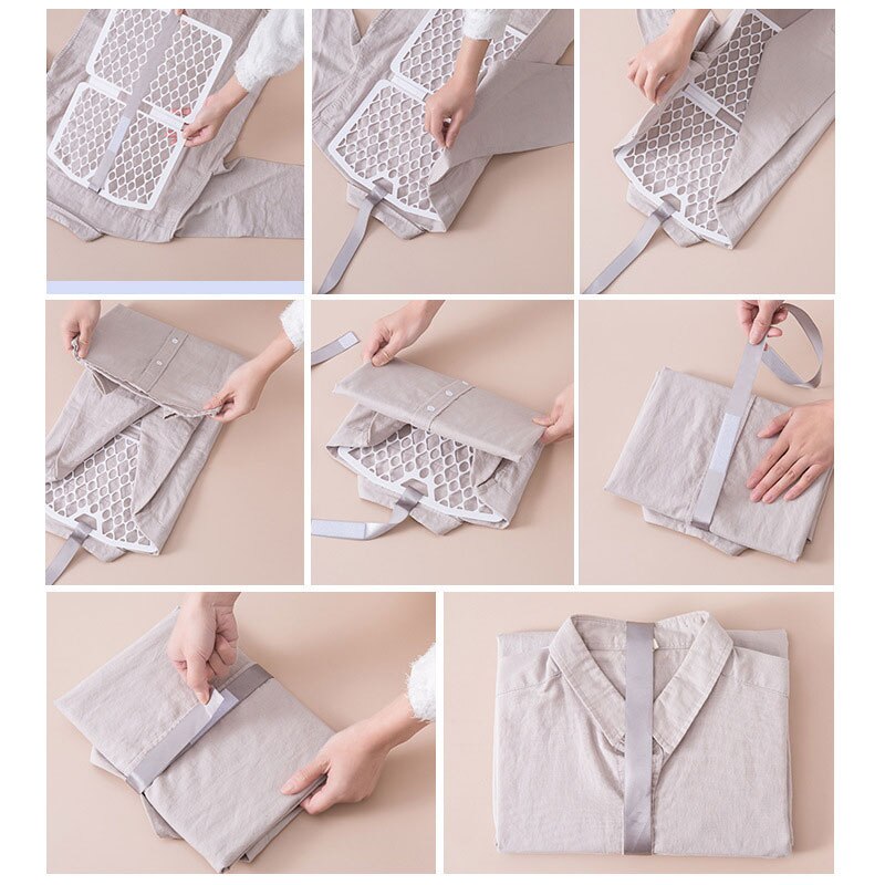 Universal Clothes Folding Board Clothes Folder Easy Fast T-Shirt Fold Board 5pcs MSU88