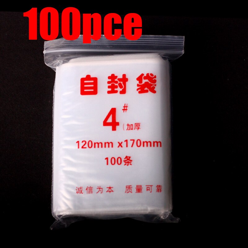 Plastikowa torba, szczelnie zamykana torebka, opakowanie strunowe, pe małe przezroczyste zagęszczane torby, plastikowa żywność zaplombowana konserwacja, worek robić pakowania, duża: 12x17cm