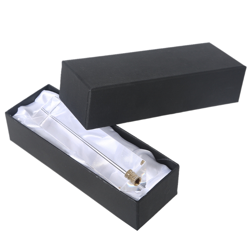 Crystal Optical Glass Triangular Prism with Screw Photography Kids Science 1/4&quot;