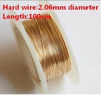 100 centimeter/lot Gold filled Draad multi-size snijden semi-rigide kralen wire sieraden maken DIY accessoires ib3152