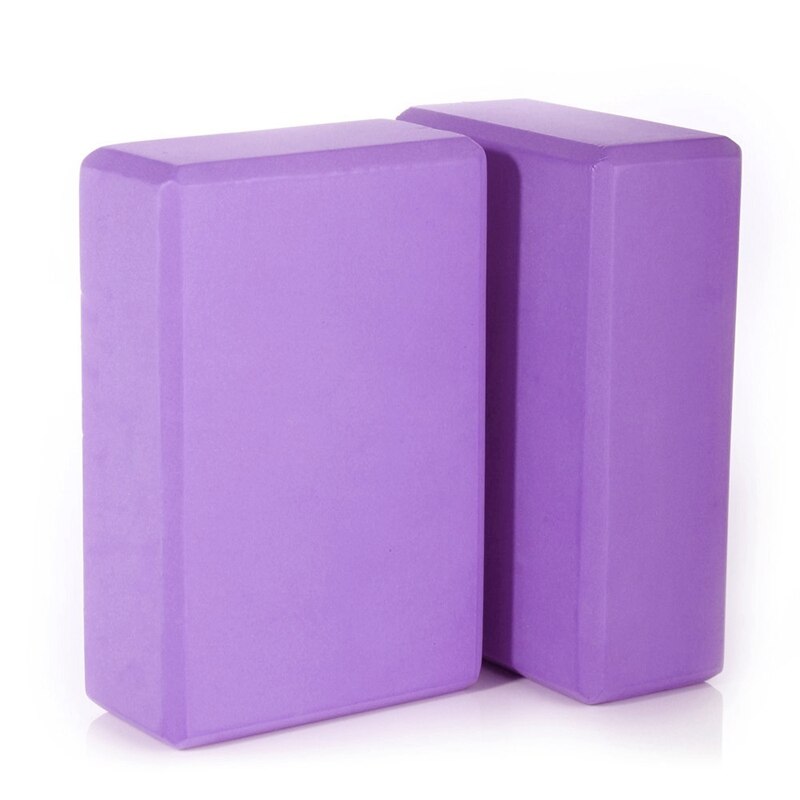 Abgz -2 stk yogablokk skummende skum murstein trening fitness strekkhjelp gym