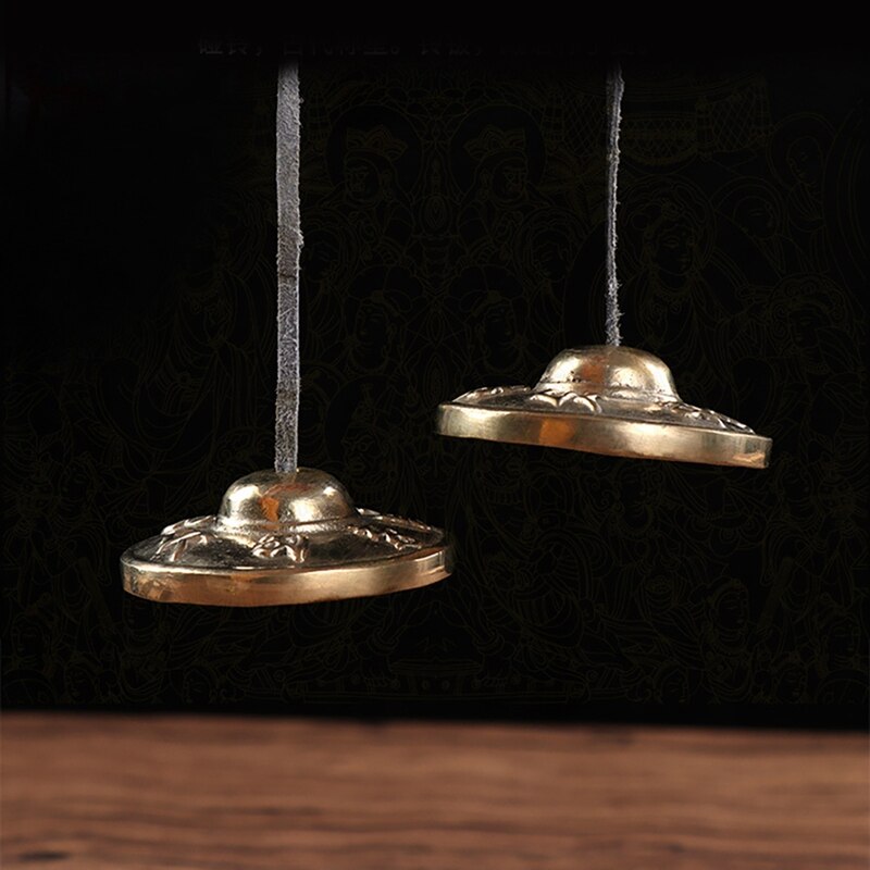 Tybetańskie talerze Tingsha medytacja dzwony 6.5 cm medytacja dzwonki, medytacja joga dzwon na instrument perkusyjny