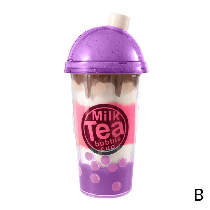 Melk Thee Cup Bubble Machine Knipperende Klinkende Outdoor Indoor Speelgoed Automatische Bubble Blower Maker Bruiloft Party Games Accessoires: B