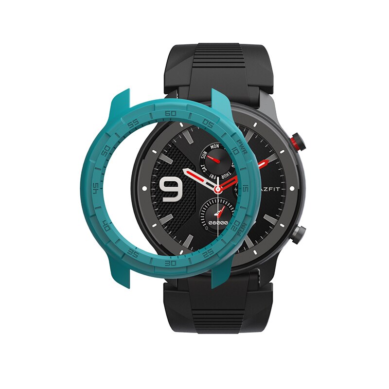 SIKAI Schutz Uhr Fall Für Huami Amazfit GTR 47mm Top PC Uhr Abdeckung Für Amazfit GTR 47mm Smartwatch Shell: Mint Green