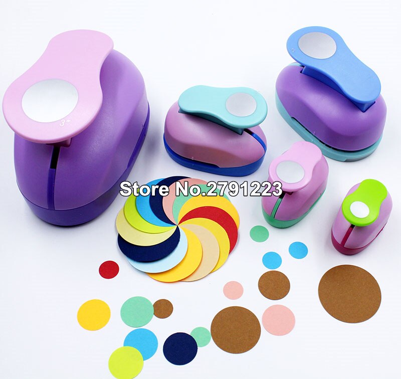 6mm-75mm Circle shape craft punch cortador de papel de scrapbook paper foam school manual DIY Round hole punches