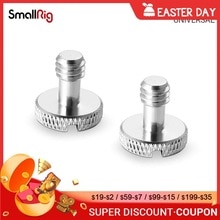 Smallrig 1/4-20 Schroefdraad Statief/Monopod/Quick Release (Qr) plaat/Camera Schroeven (2 Pack)-973