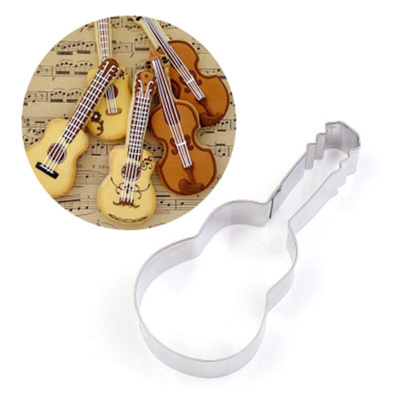 Coupe-biscuits de noël en acier inoxydable | Outil de cuisson pour gâteaux et biscuits, outils de cuisine, moules de décoration pour gâteaux: Guitar modeling
