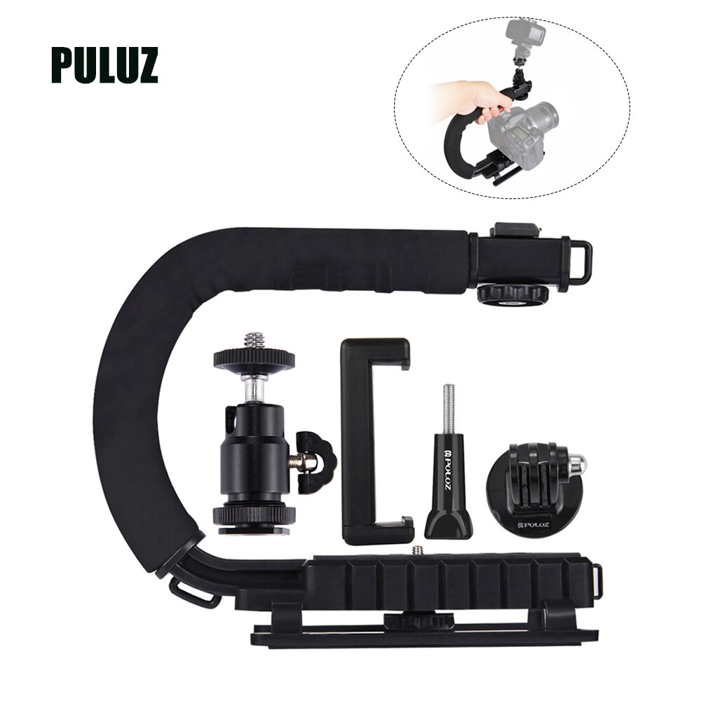 U-Förmigen Tragbare kamera stabilisator Handheld Kamera Halfter Video Griff DV Halterung C-Förmigen Steadicam Stabilisator Bausatz für DV SLR