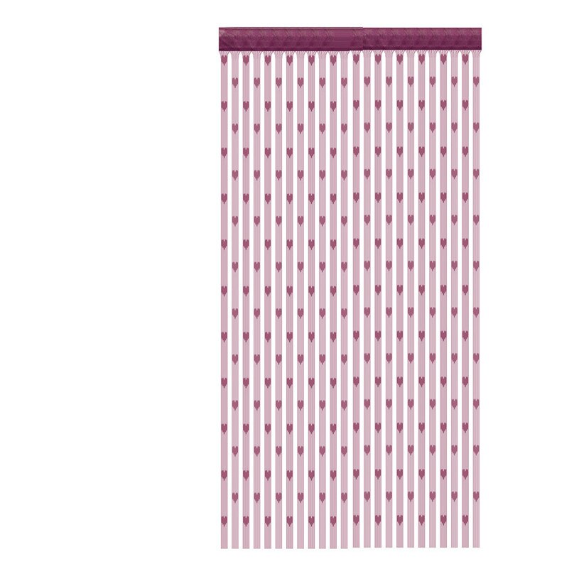 Dørskille ren gardin valance mesh nett tredør gardin persienner håndlaget 100 cmx 200cm romdeler moskitiera 4fm