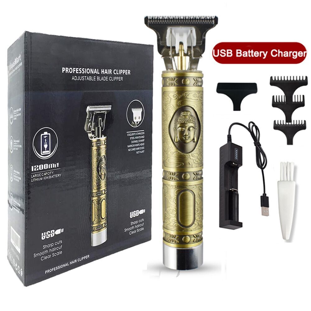 Elektrische Rasierer für Männer Elektrische Rasierer herren Rasierer Rasieren Maschine Hair Clipper Haar Schneiden Maschine Bart Trimmer: Gold 1