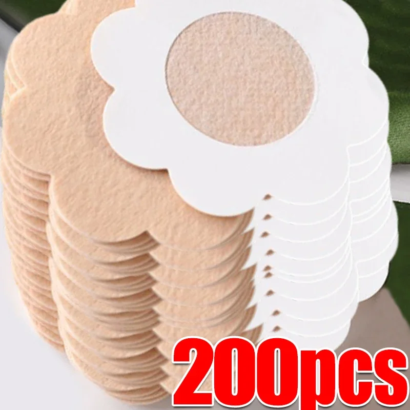 10–200 Stück Aufkleber für Brustwarzenaufkleber für Brust, BH-Aufkleber, Boob-Klebepads, Brustwarzenpads, Strumpfhosen, Brustwarzenabdeckung NYP01: Black