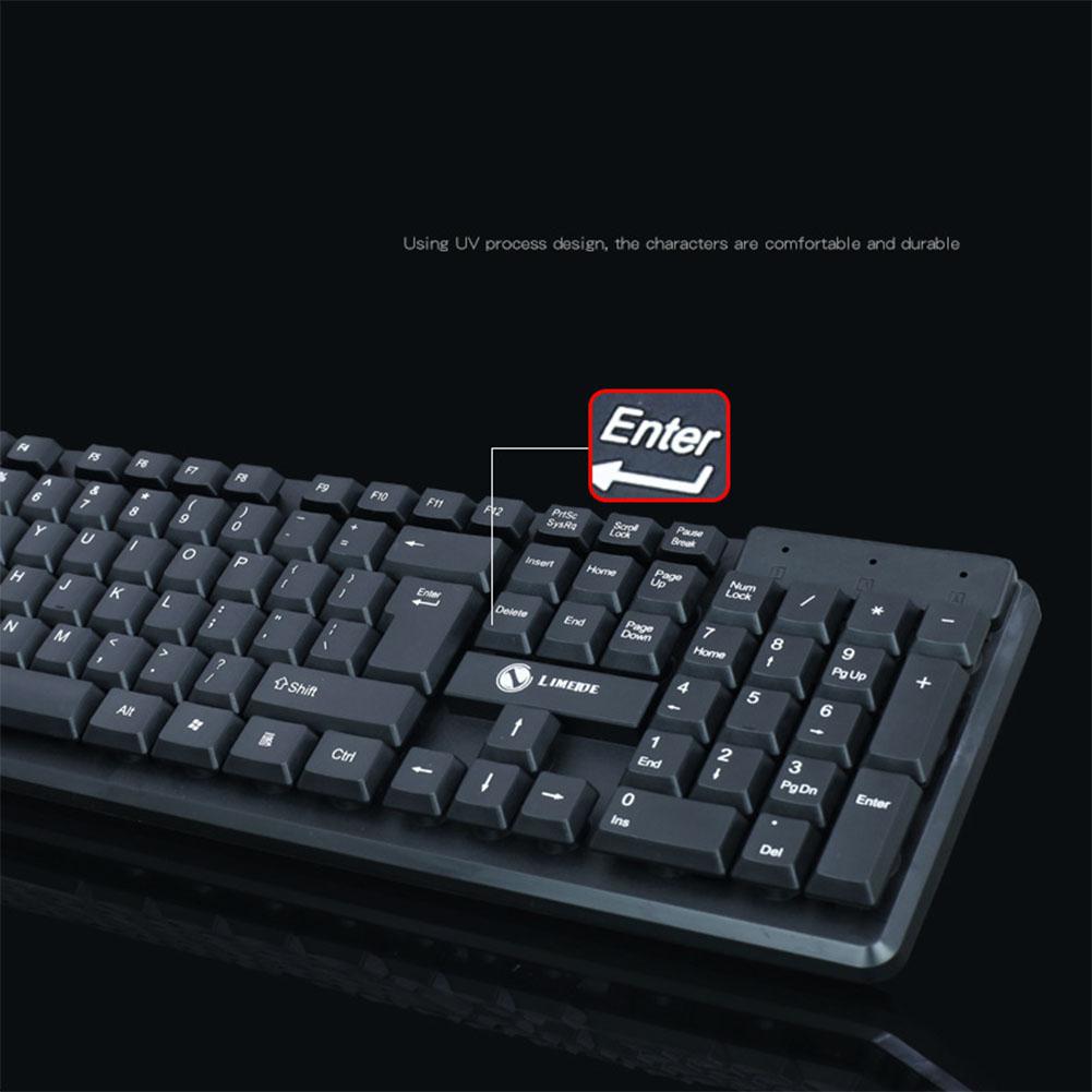 T13 General Wired Keyboard Mouse Set USB Desktop Laptop Office Keyboard Set Computer Keyboard Mouse Kit