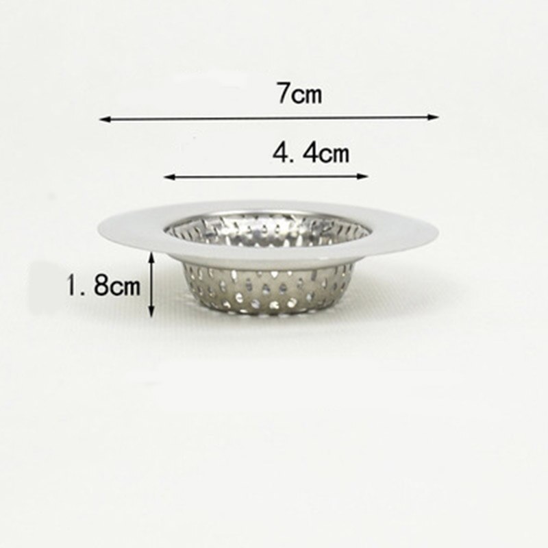 Rvs Spoelbak Zeef Keuken Riool Preventie Van Verstopping Afvoerputje Badkamer Zeef Puin Cleaner Voedsel Afval: A