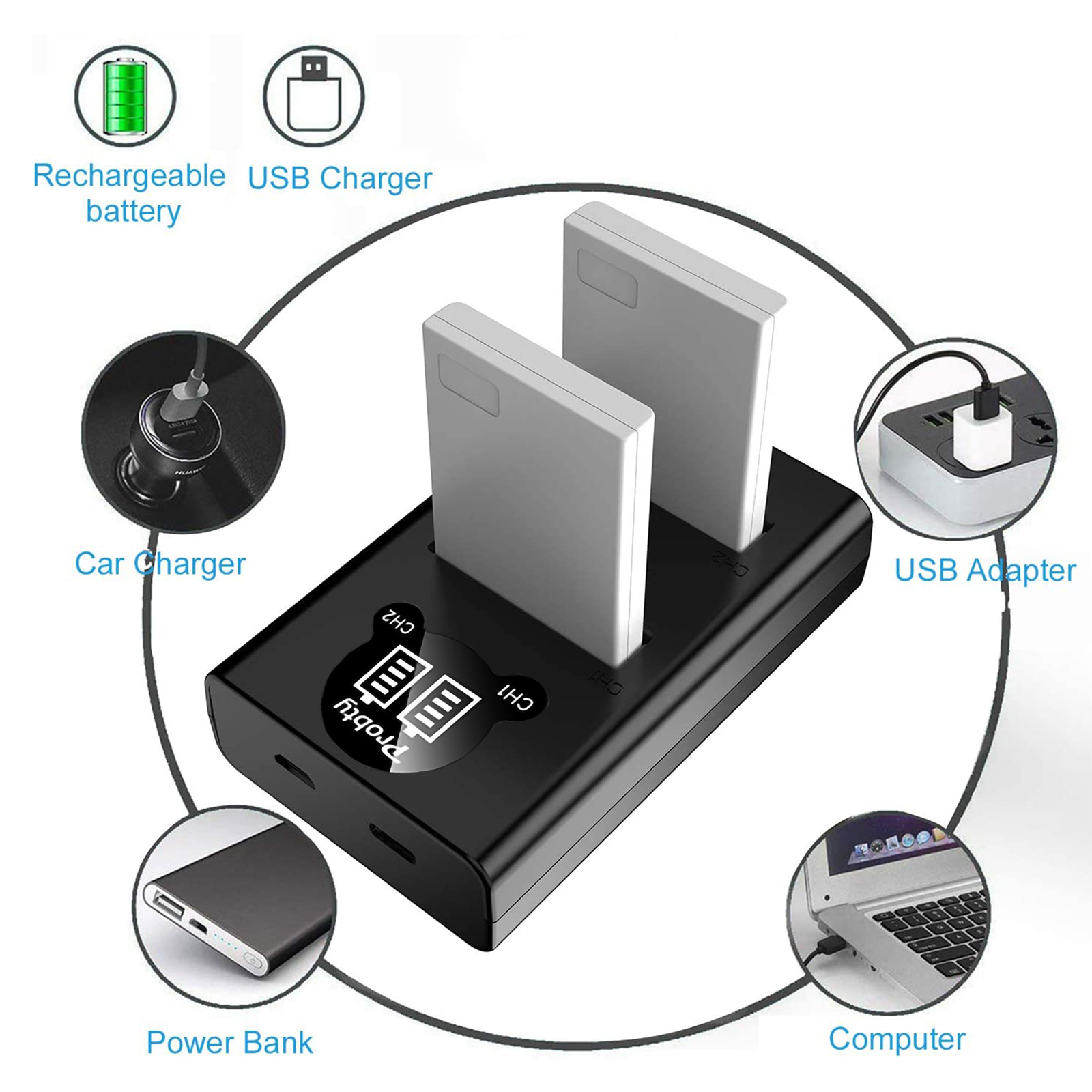 3 pièces EN-EL5 EN EL5 batterie d'appareil photo + double chargeur pour Nikon CoolPix P530 Pouvriers P500 P90 P80 4200 5900 7900 P4 S10 caméra
