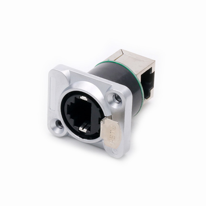 1pc rj45 skjermede nettverkskontakter 8 p 8c hun-panelmonterte stikkontakter  rj45 ethernet-kontakter, vanlig og rettvinklet stil til alternativer