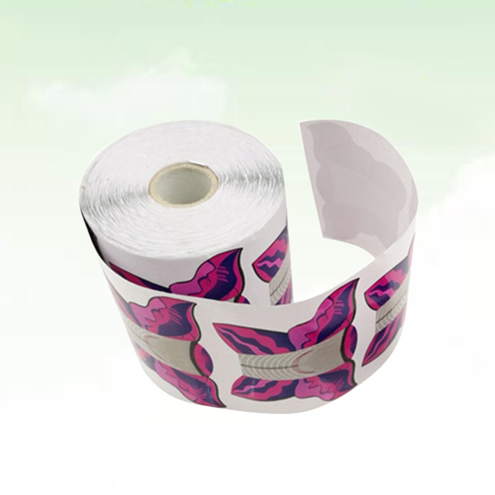 500pcs Nail Forms Shaped Nail Art Guide Form Sticker Acrylic UV Tip Extension Golden Nail Paper Holder Nail Tool