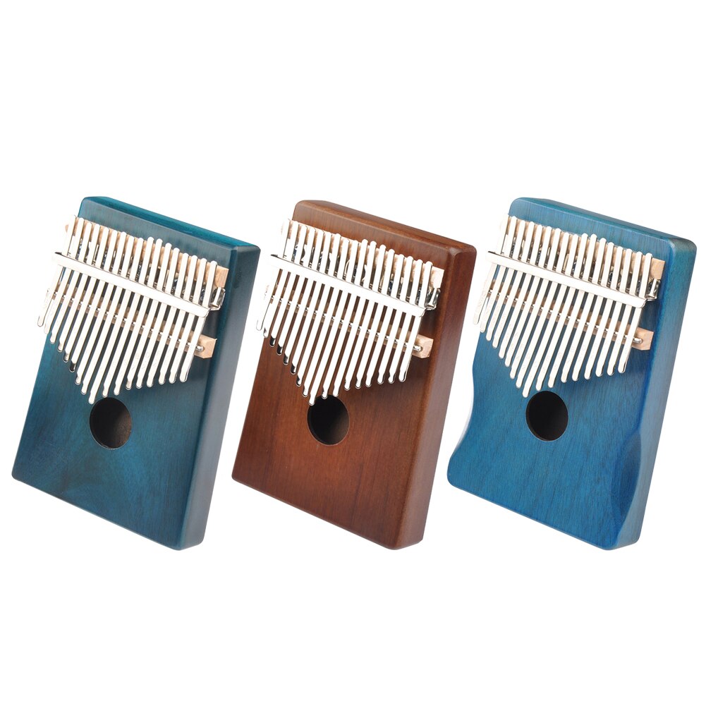17 touches Kalimba pouce Piano bois Mbira corps Instruments de musique avec livre d'apprentissage Kalimba Piano de noël