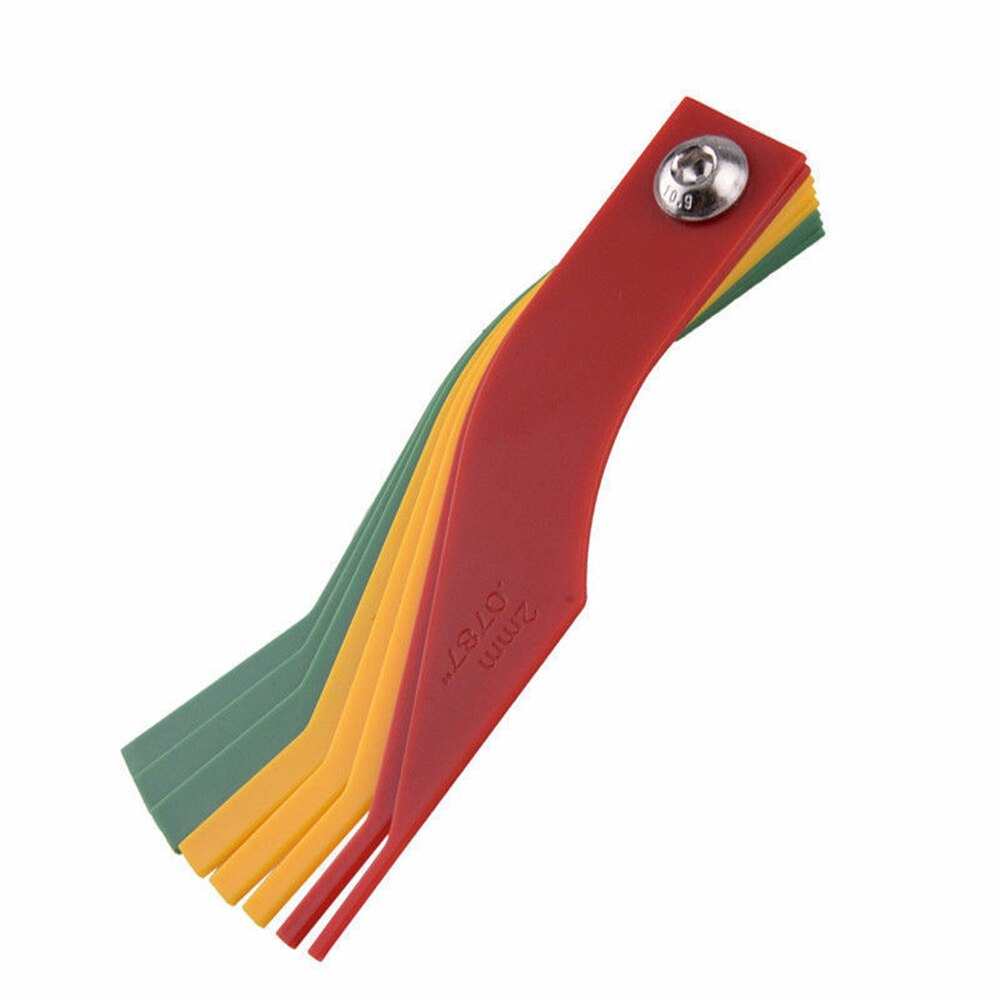 Garniture plaquette de frein mesure épaisseur jauge mètre 1 pièces voiture Auto plastique échelle accessoires