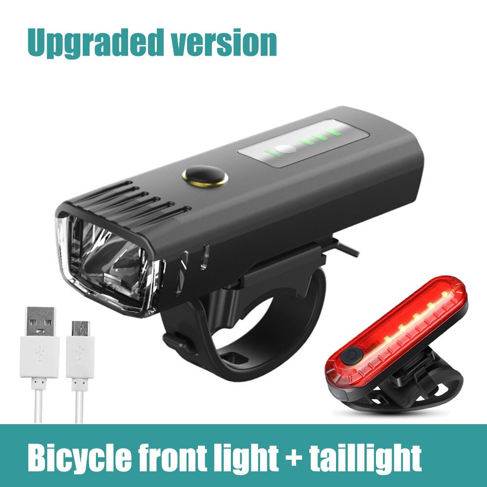 Lism smart induktion cykel framljus usb led strålkastare antireflex ipx 5 4 lägen cykellampa 1500 mah ficklampa för cykel: Uppgraderat set