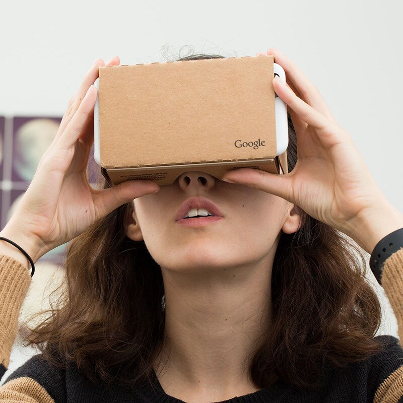 Google Cardboard2 S Virtual Reality 3D Bril Vr Eye Mobiele Telefoon Levert Google Alleen Kartonnen Doos