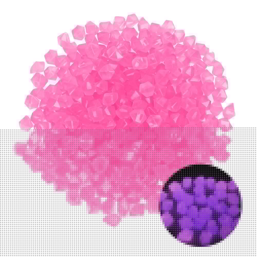 300 unid/pack 14mm resina Artificial adoquines brillantes guijarros grava luminosa piedra jardín decoración