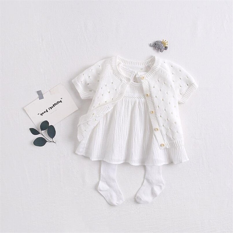 Weiche atmungsaktive Baby junge/mädchen jacke sommer kurzarm neugeborene Baby Mantel dünne strick outwear für freundlicher kleidung Spitzen mädchen