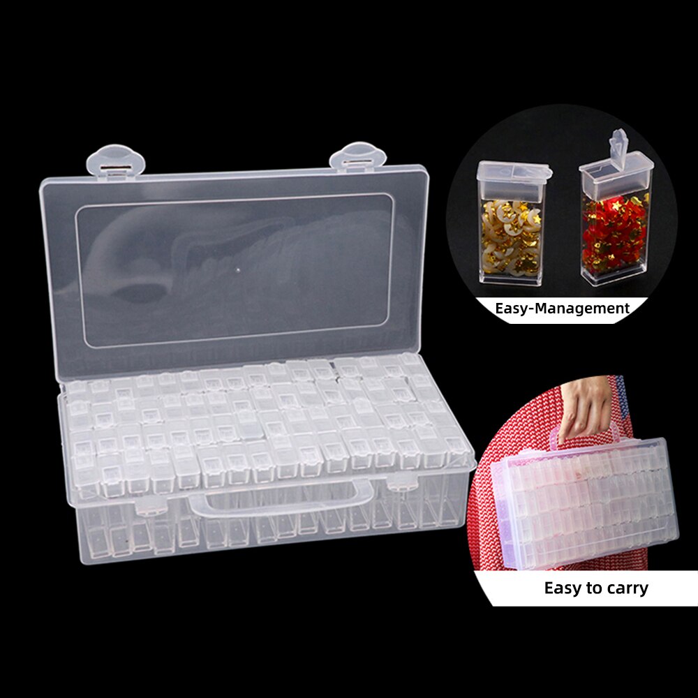 Diamant Schilderen Gereedschap Kralen Container Strass Diamant Borduurwerk Stone Opslag Accessoire Mozaïek Gemak Doos