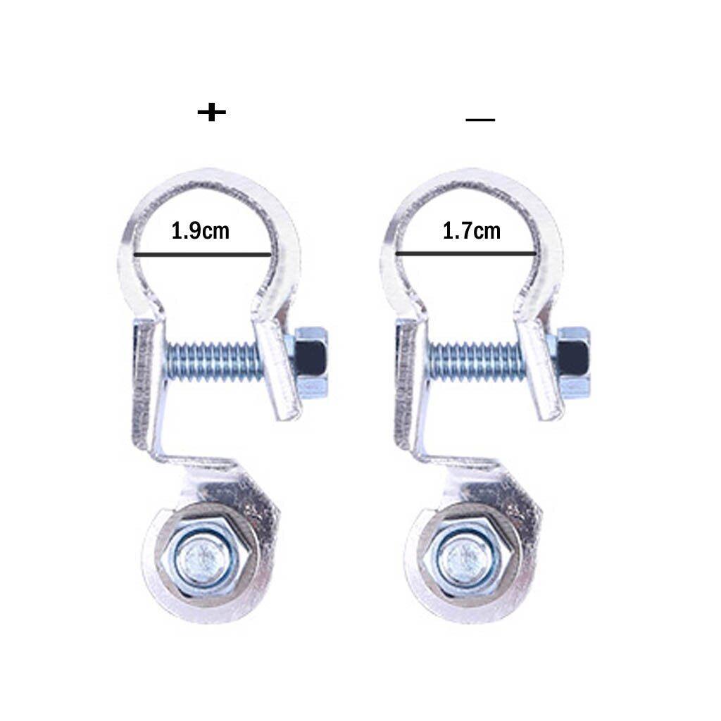 Universele Auto Batterij Negatieve Positieve Terminal Klem Messing Connector